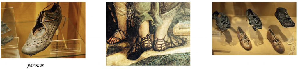 le scarpe nell'antica roma